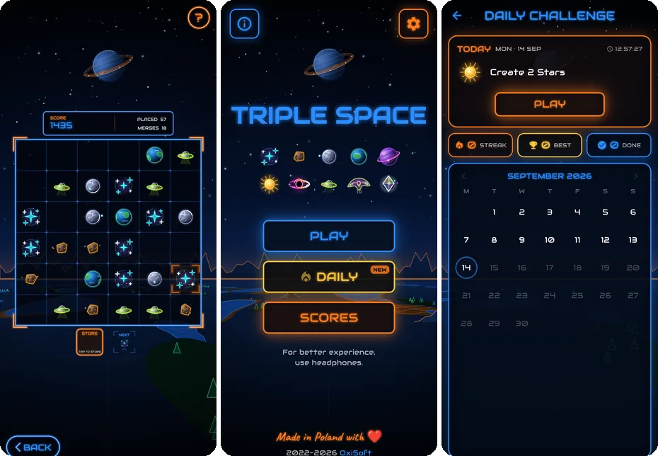 Triple Space screenshots